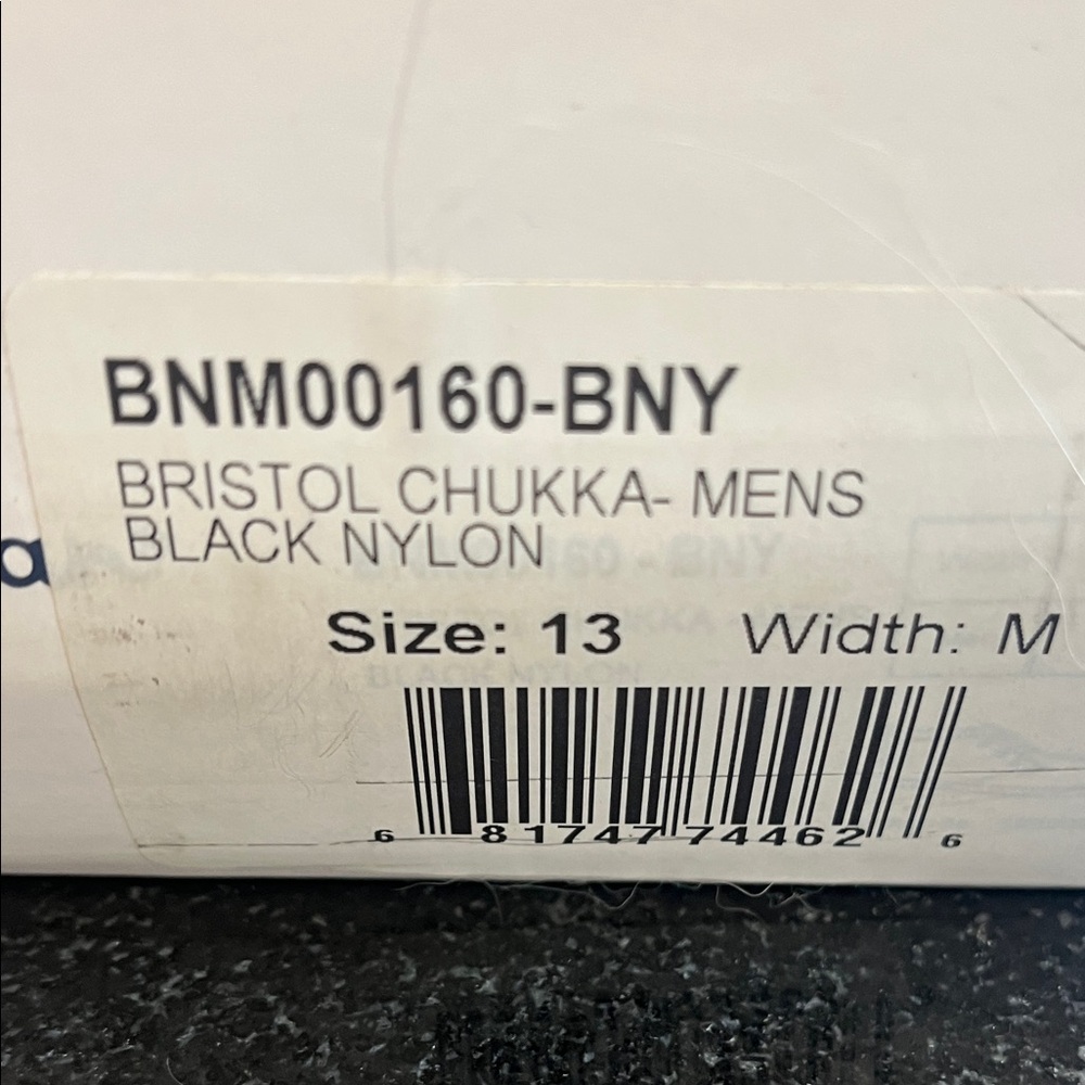 Men's Navy High-Top Chukka Shoe - Picture 8 of 8